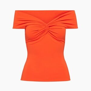 Aritzia Original Contour Twist Off-Shoulder Top